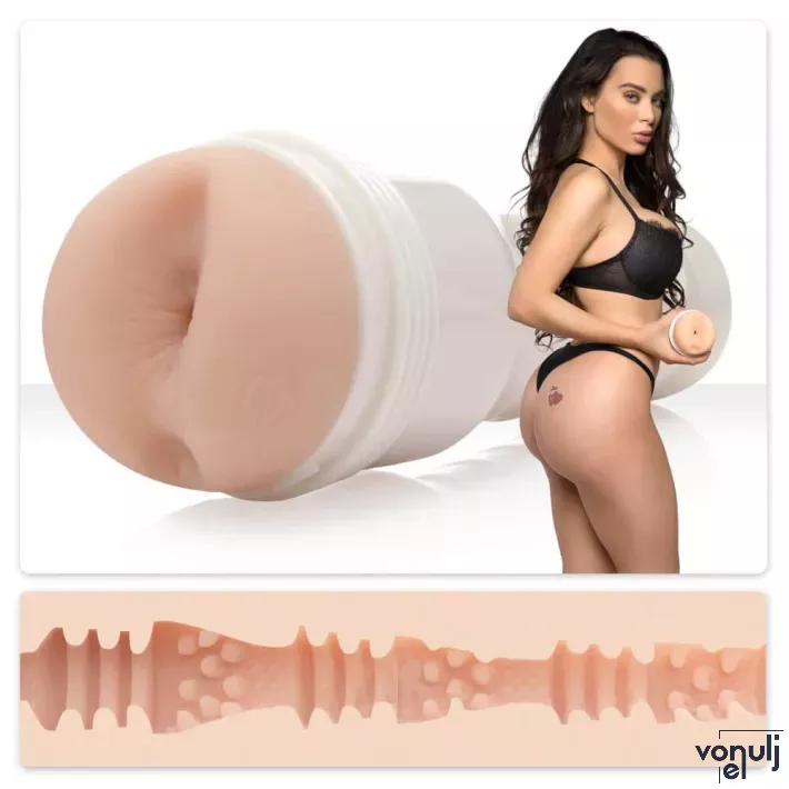 FLESHLIGHT maszturbátor Lana Rhoades Karma - realisztikus, ánusz formájú, testszínű, vízálló, vibráció nélküli