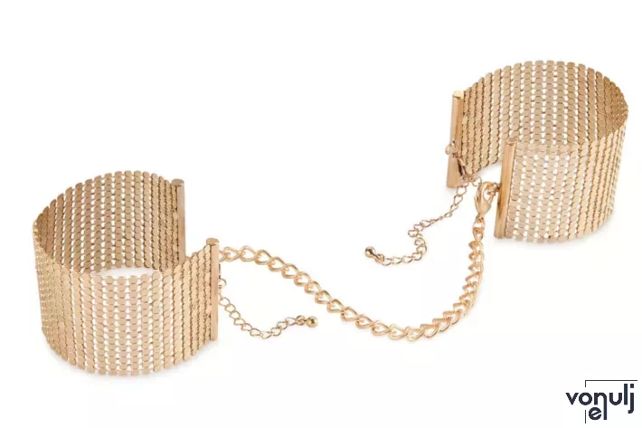 BIJOUX INDISCRETS bilincs Désir Métallique Gold - fém, arany színben
