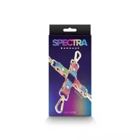 NS NOVELTIES rögzítő Spectra Bondage Hogtie Rainbow - színes, 4 rögzítési ponttal