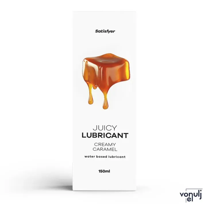 Vízbázisú intim síkosító Satisfyer Creamy Caramel 150 ml