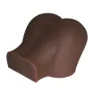 MISTRESS maszturbátor 2 Sweet Holes Brown - realisztikus, testszínű, vagina és ánusznyílással, vízálló, vibráció nélküli