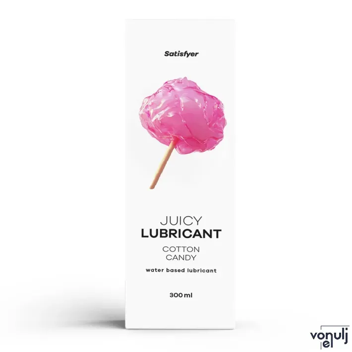 Vízbázisú intim síkosító Satisfyer Cotton Candy 300 ml