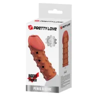 Péniszköpeny Pretty love Triff Brown - vízálló