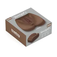 LOVETOY maszturbátor Streetgirl's 1 Black - realisztikus, barna testszínű, vagina és ánusznyílással, vízálló, vibráció nélküli