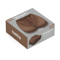 LOVETOY maszturbátor Streetgirl's 1 Black - realisztikus, barna testszínű, vagina és ánusznyílással, vízálló, vibráció nélküli
