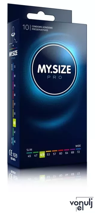 MY SIZE PRO óvszer Condoms 49 mm - latex, 10 db