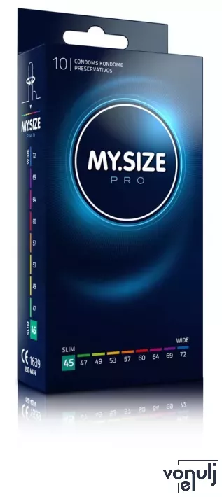 MY SIZE PRO óvszer Condoms 45 mm - latex, 10 db