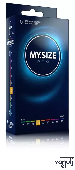 MY SIZE PRO óvszer Condoms 53 mm - latex, 10 db