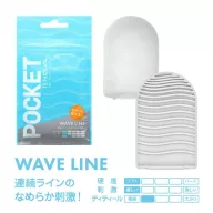 TENGA maszturbátor Pocket Wave Line - kompakt kivitel, egyszer használatos