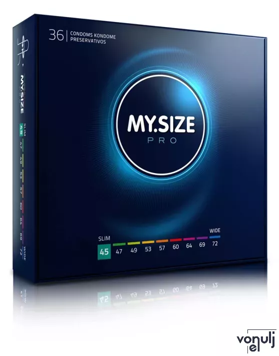 MY SIZE PRO óvszer Condoms 45 mm - latex, 36 db