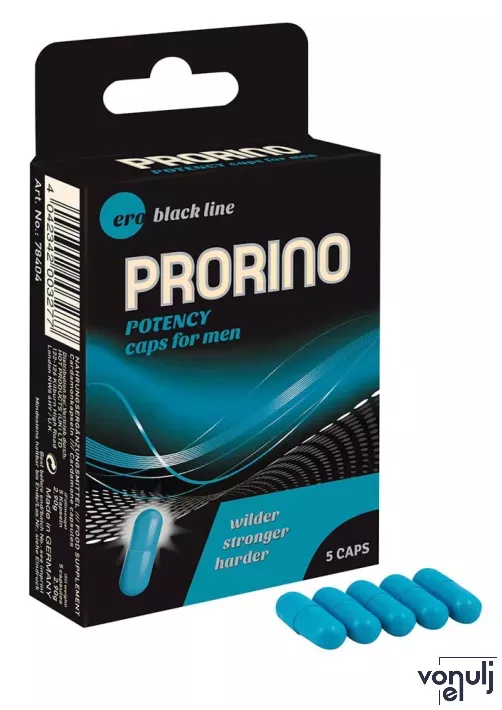 PRORINO - Potencianövelő étrend-kiegészítő kapszula férfiaknak 5x