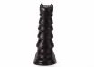 X-MEN fenékdugó Monster Plug 2 L - fekete színben, letapasztható, L-méretben, PVC, 28 cm