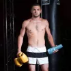 FLESHLIGHT maszturbátor Fleshjack Boys Johnny Rapid Man Cave - realisztikus, ánusz formájú, testszínű, vízálló, vibráció nélküli