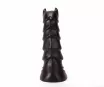 X-MEN fenékdugó Monster Plug 2 L - fekete színben, letapasztható, L-méretben, PVC, 28 cm