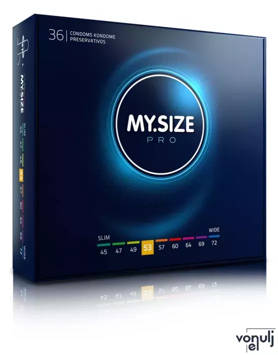 MY SIZE PRO óvszer Condoms 53 mm - latex, 36 db
