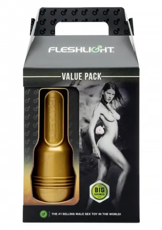 FLESHLIGHT maszturbátor szett Stu Value Pack 12 pc - realisztikus játék, tisztító folyadék, síkosító, karbantartó hintőpor, tapadókorong