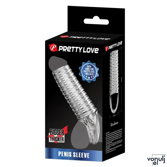 Péniszmandzsetta Pretty love Hartman Clear - vízálló
