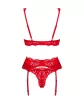 Erotikus fehérnemű szett Obsessive Amor Cherris L/XL