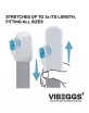 Maszturbációs tojás VIBEGGS Blow Misty - vibrátoros