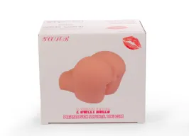 MISTRESS maszturbátor 2 Sweet Holes V - realisztikus, testszínű, vagina és ánusznyílással, vízálló, vibráció nélküli