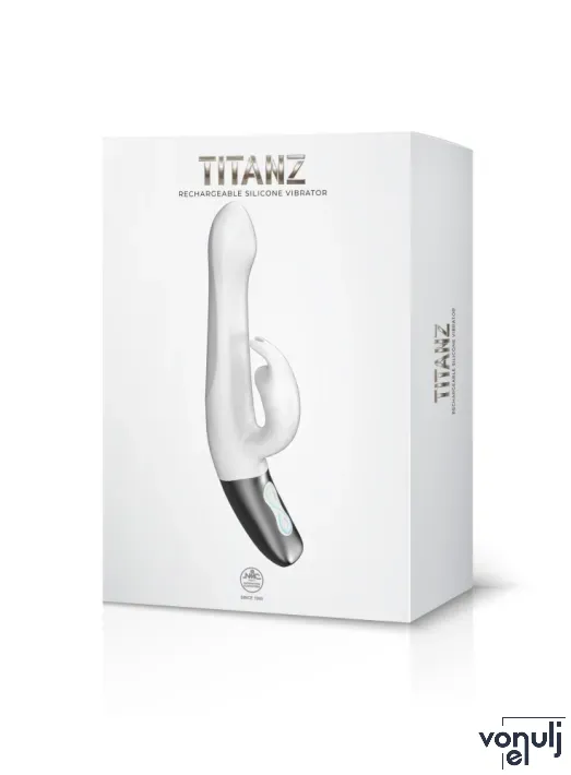 Csiklóizgatós g pont vibrátor NMC Titanz 8,5" Ivory White