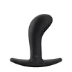 FUN FACTORY fenékdugó Bootie M Black - fekete színben, vízálló, M-méretben, szilikon (9.2 cm)