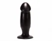X-MEN fenékdugó 10 inch Butt Plug Black - fekete színben, letapasztható, PVC,  25.4 cm