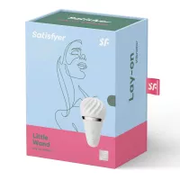 SATISFYER rezgő csiklóvibrátor Layons Sweet Sensation - fehér-arany színben, vízálló, akkumulátoros