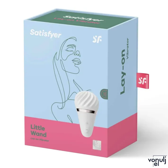 SATISFYER rezgő csiklóvibrátor Layons Sweet Sensation - fehér-arany színben, vízálló, akkumulátoros