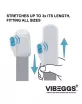 Maszturbációs tojás VIBEGGS Candy Curves - vibrátoros
