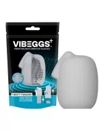 Maszturbációs tojás VIBEGGS Twisty Tongues - vibrátoros