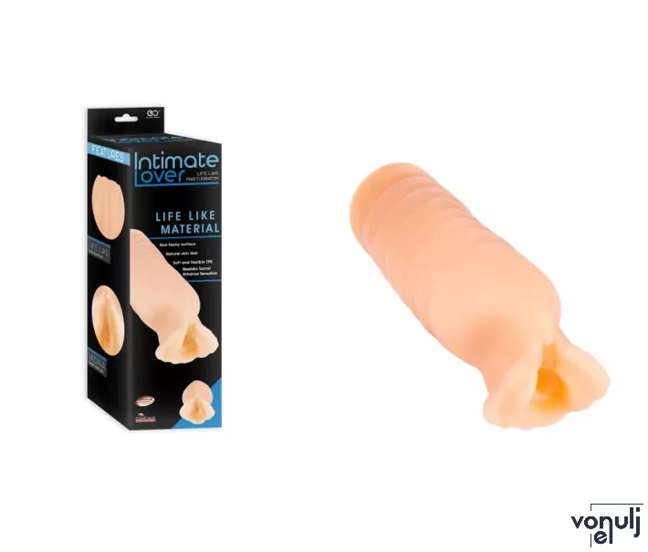 NMC maszturbátor Intimate Lover Masturbator 6,3" - realisztikus, vagina formájú testnyílással, testszínű, vízálló, vibráció nélküli