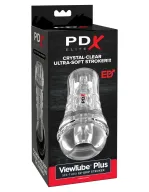 Maszturbátor PDX Elite ViewTube See-Thru - vízálló