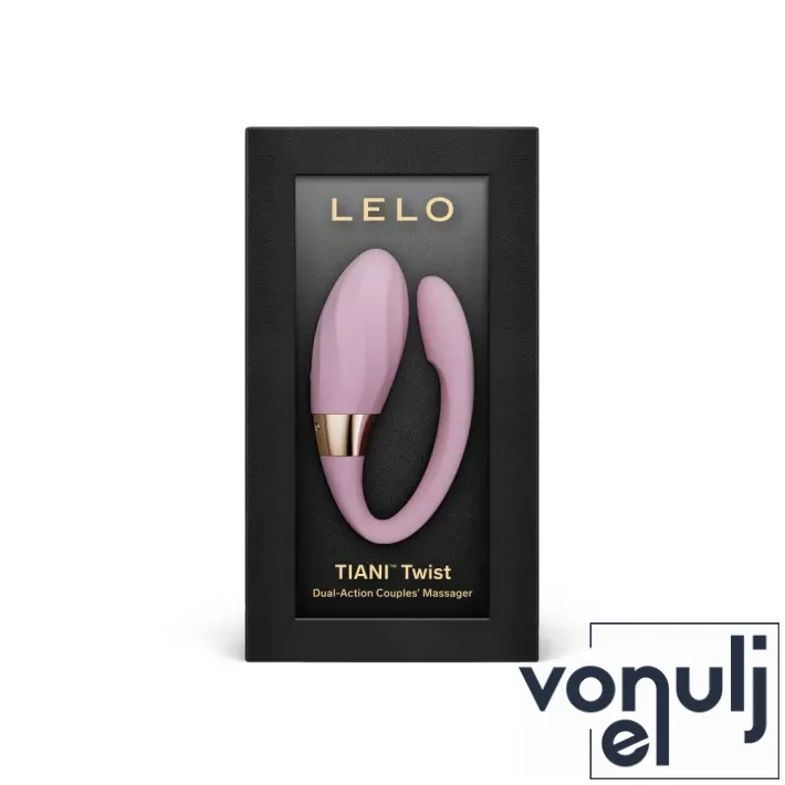 Párvibrátor LELO Tiani Twist Soft Pink - akkumulátoros, vízálló