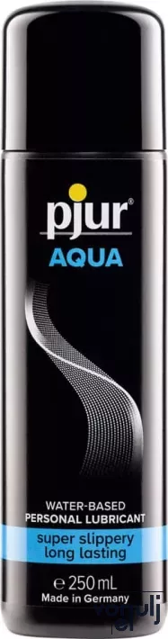 PJUR intim síkosító Aqua Bottle 250 ml - vízbázisú,érzékeny bőrre is,szuper síkos,hosszantartó,zsír,illat- és ízmentes,óvszerhez és segédeszközhöz is