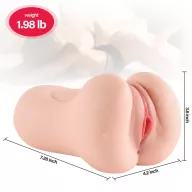 MISTRESS maszturbátor Aggie - élethű műpunci, realisztikus, testszínű, stimuláló felszínnel, vízálló