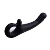 CHISA NOVELTIES prosztata izgató Hand Gun - fekete színben, vibráció nélküli, vízálló, 24 cm