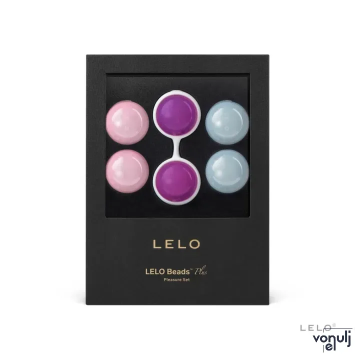 LELO gésagolyó Beads Plus - 3 különböző súlyú és színű golyópár, vízálló