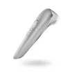 SATISFYER léghullámos csiklóizgató Luxury High Fashion - vibrációs funkcióval, ezüst színben, vízálló, akkumulátoros