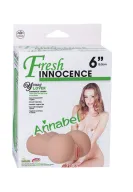 NMC maszturbátor Fresh Innocence Annabel - realisztikus, vagina és ánusz formájú testnyílással, testszínű, vízálló, vibráció nélküli