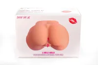 MISTRESS maszturbátor 2 Sweet Holes III - realisztikus, testszínű, vagina és ánusznyílással, vízálló, vibráció nélküli