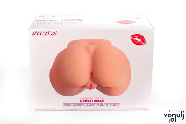 MISTRESS maszturbátor 2 Sweet Holes III - realisztikus, testszínű, vagina és ánusznyílással, vízálló, vibráció nélküli