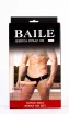 BAILE felcsatolható vibrátor Jessica Strap-on 1 - testszínű, távirányítóval, elemes, (17 cm)