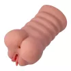 MISTRESS maszturbátor Ramar - élethű műpunci, realisztikus, testszínű, vibrátoros, stimuláló felszínnel, akkumulátoros, vízálló