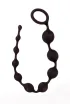 CHISA NOVELTIES anál gyöngysor Playful Beads - fekete színben, vibráció nélküli, rugalmas, vízálló, (31 cm)
