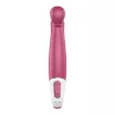 SATISFYER G-pontos vibrátor Petting Hippo - rózsaszín színben, vízálló, akkumulátoros