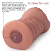 MISTRESS maszturbátor Ramar - élethű műpunci, realisztikus, testszínű, vibrátoros, stimuláló felszínnel, akkumulátoros, vízálló