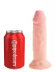 Élethű műpénisz Pipedream Triple Density 6" Cock Light - vízálló