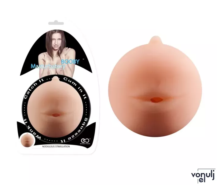 NMC maszturbátor Booby Masturbator Mouth - realisztikus, száj formájú testnyílással, labda formájú, testszínű, vízálló, vibráció nélküli