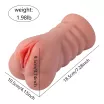 MISTRESS maszturbátor Ramar - élethű műpunci, realisztikus, testszínű, vibrátoros, stimuláló felszínnel, akkumulátoros, vízálló
